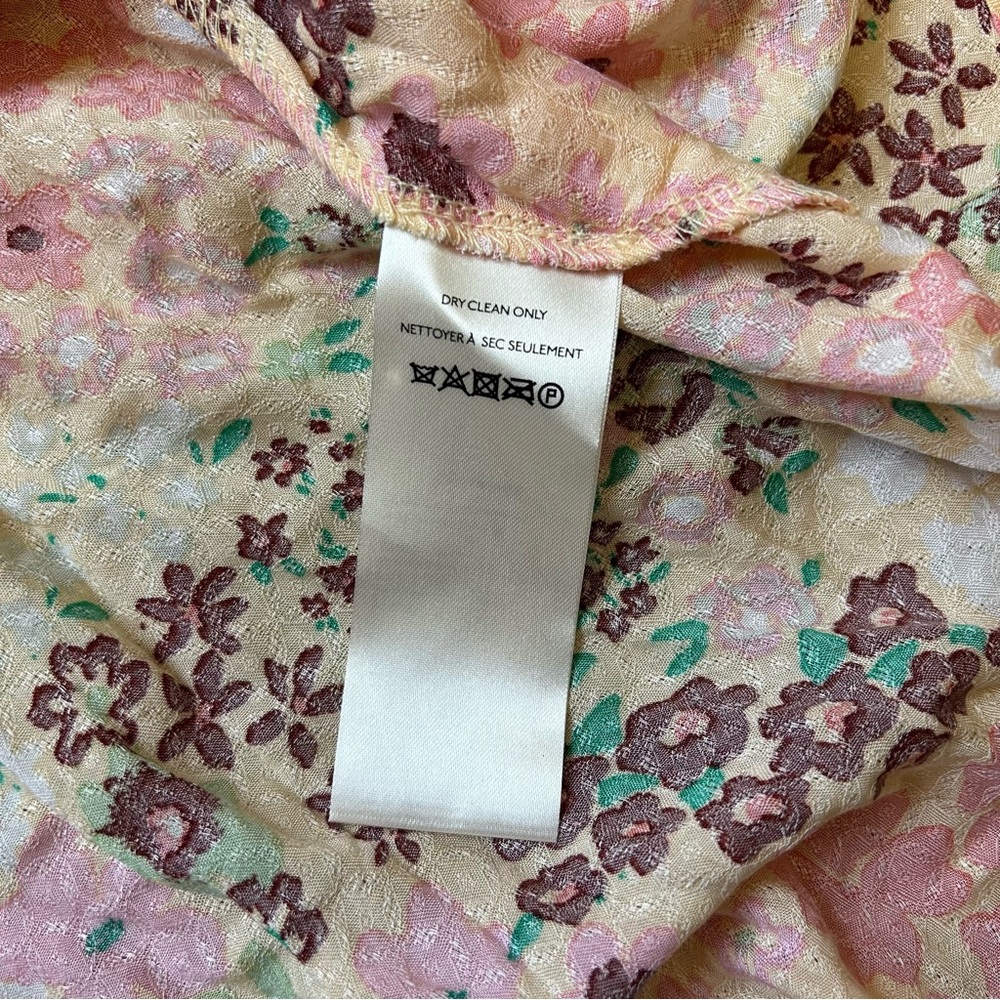 (SOLD) FREE PEOPLE NWT Callie Floral Sheer Tunic Size Large - Picture 13 of 15